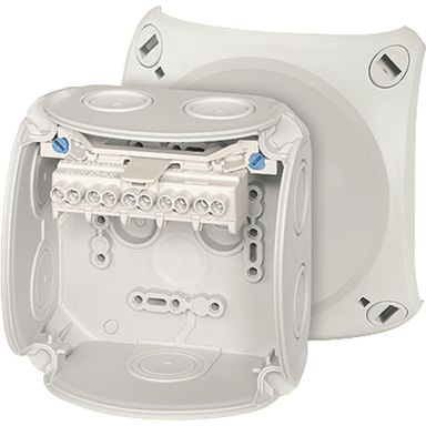 Hensel DK 0404 G Kopplingsdosa med plint, 4 mm